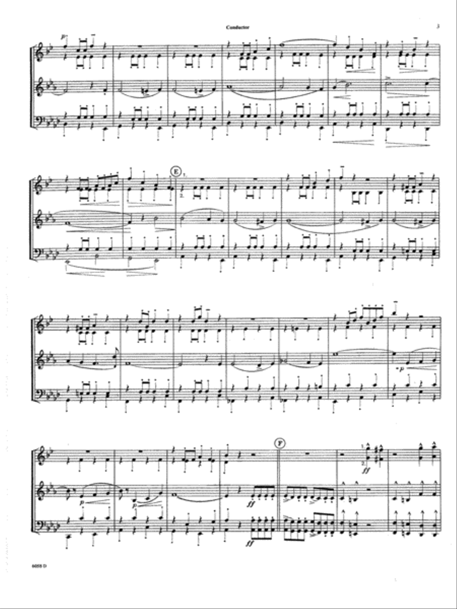 Stars And Stripes Forever, The - Full Score Brass Ensemble scores gallery preview page 3