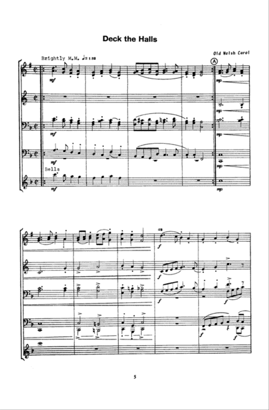 Christmas; The Joy & Spirit-Book 1/Full Score Brass Ensemble scores gallery preview page 5
