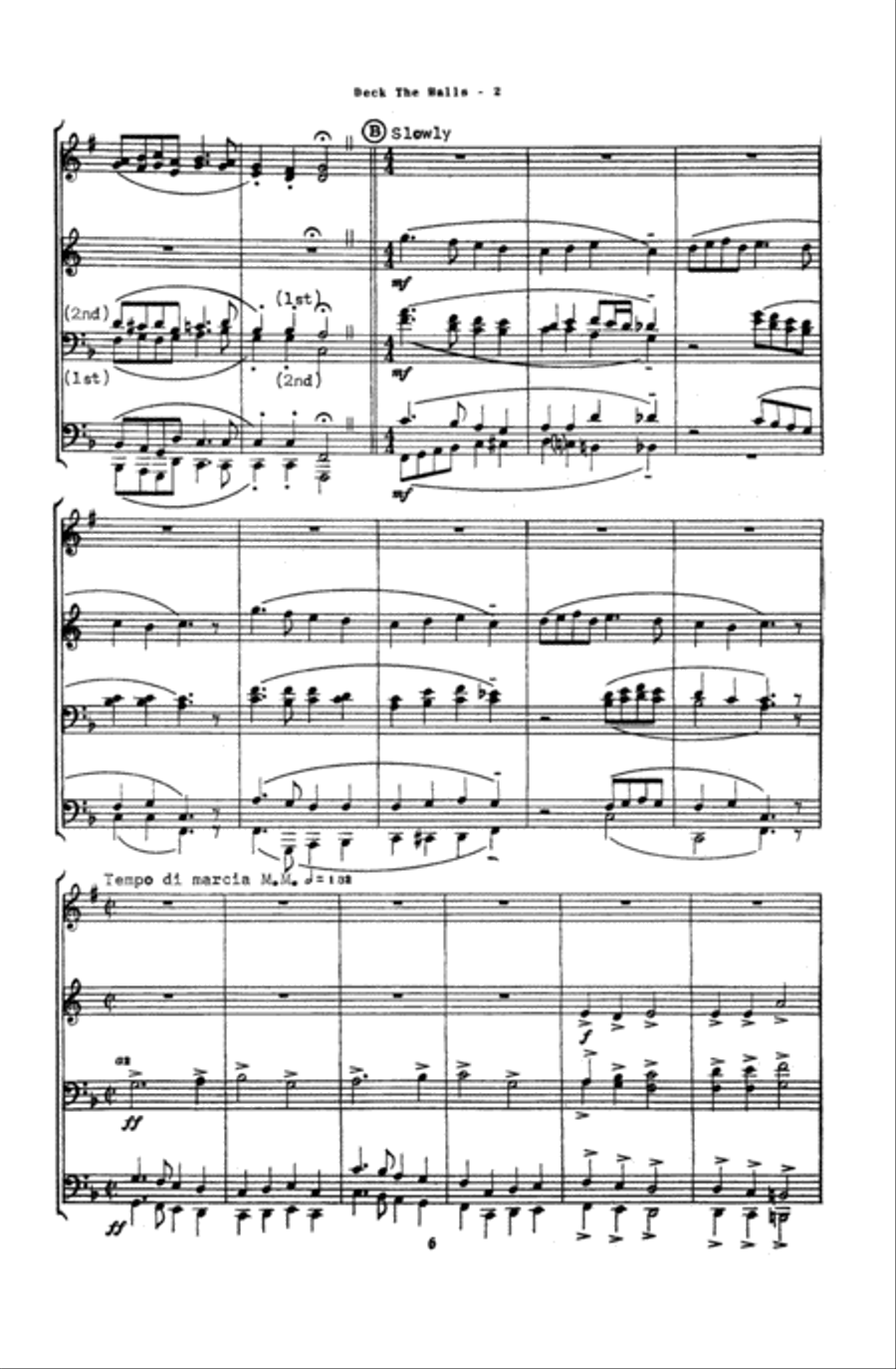 Christmas; The Joy & Spirit-Book 1/Full Score Brass Ensemble scores gallery preview page 6