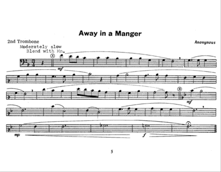Christmas; The Joy & Spirit - Book 1/2nd Trombone Trombone scores gallery preview page 5