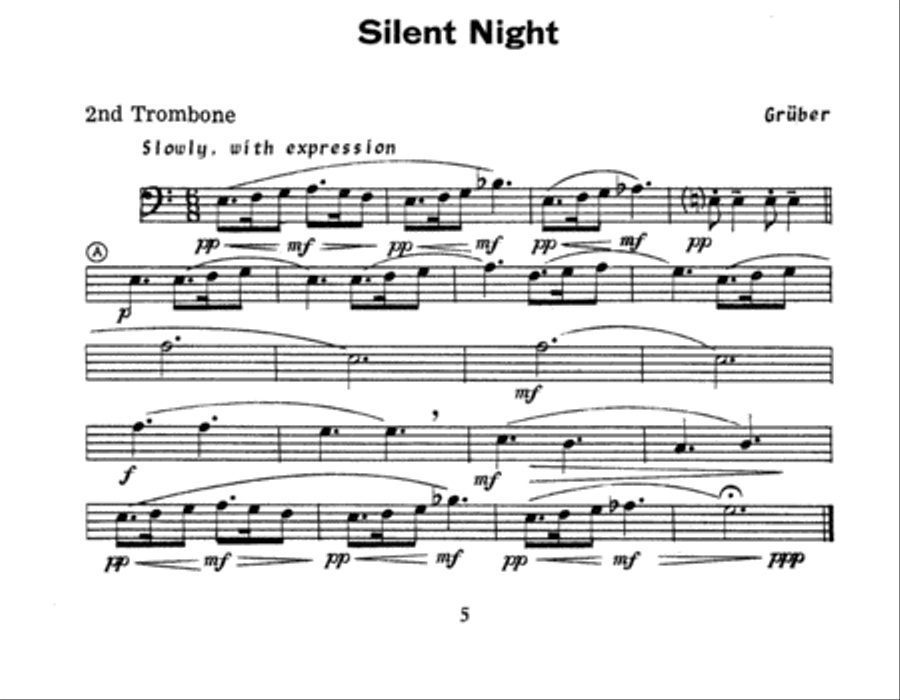 Christmas; The Joy & Spirit - Book 2/2nd Trombone Trombone scores gallery preview page 5