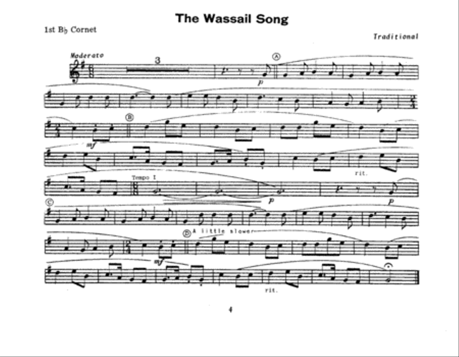 Christmas; The Joy & Spirit - Book 2/1st Cornet Cornet scores gallery preview page 4