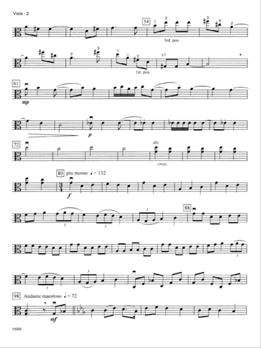 Jupiter (from The Planets) - Viola Orchestra scores gallery preview page 2