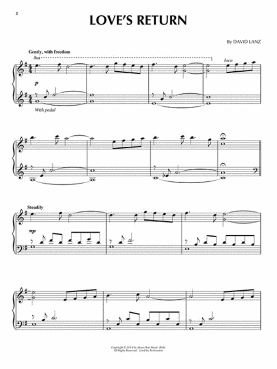 David Lanz – Movements of the Heart Piano Solo scores gallery preview page 3