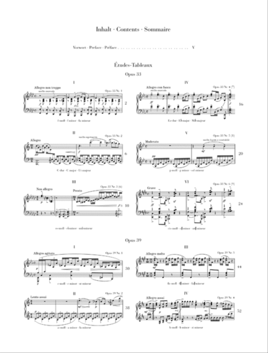 Etudes-Tableaux Etudes-Tableaux Piano Method scores gallery preview page 2