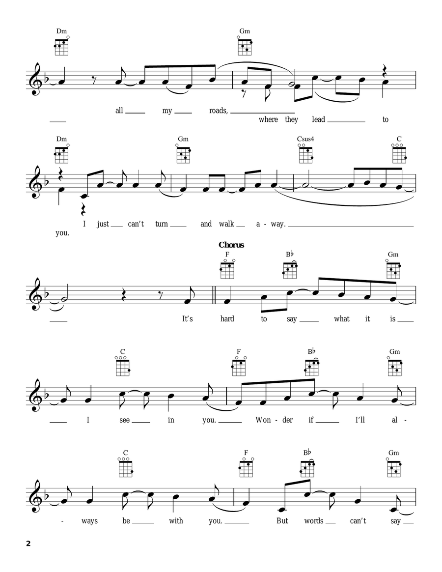 All For You All For You Ukulele scores gallery preview page 2
