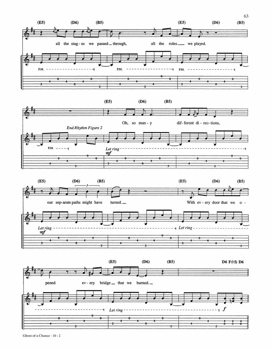 Ghost Of A Chance Ghost Of A Chance Acoustic Guitar scores gallery preview page 2