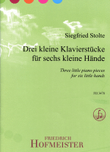 3 kleine Klavierstücke für 6 kleine Hände
