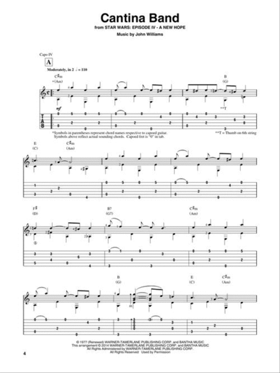 John Williams for Fingerstyle Guitar Fingerpicking Guitar scores gallery preview page 5