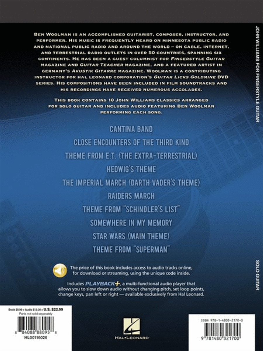 John Williams for Fingerstyle Guitar Fingerpicking Guitar scores gallery preview page 7