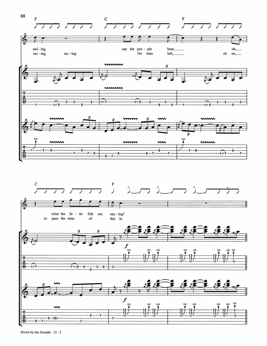 Down By The Seaside Down By The Seaside Acoustic Guitar scores gallery preview page 2
