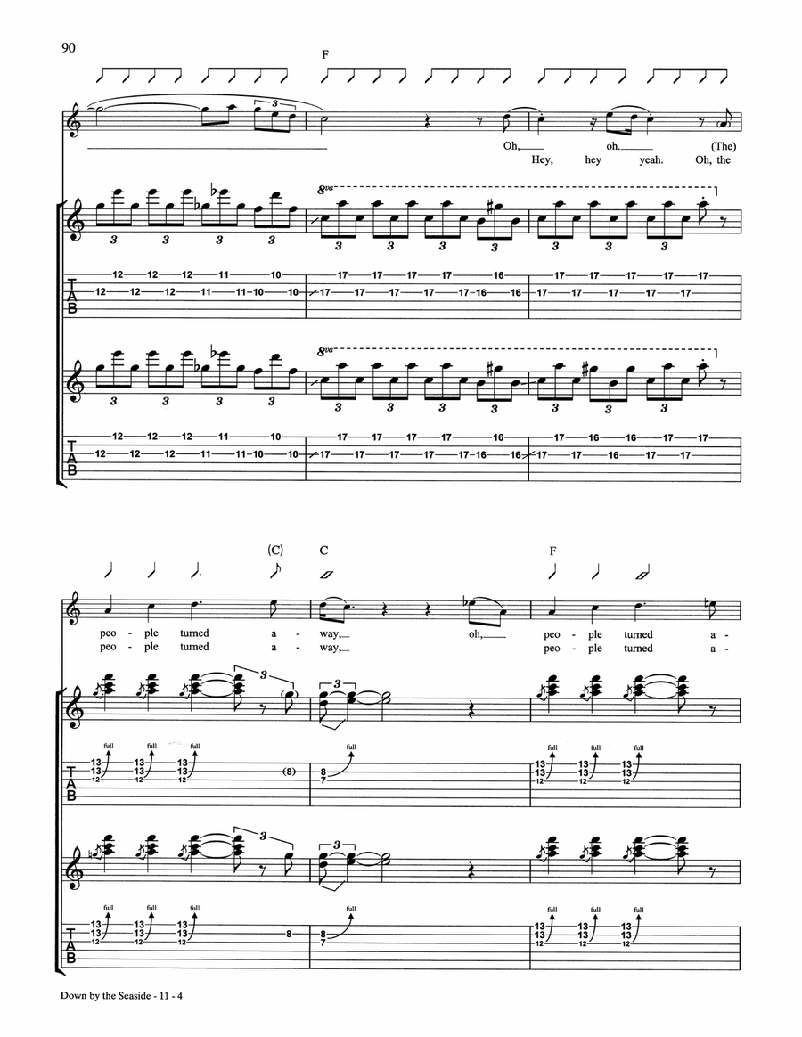 Down By The Seaside Down By The Seaside Acoustic Guitar scores gallery preview page 4