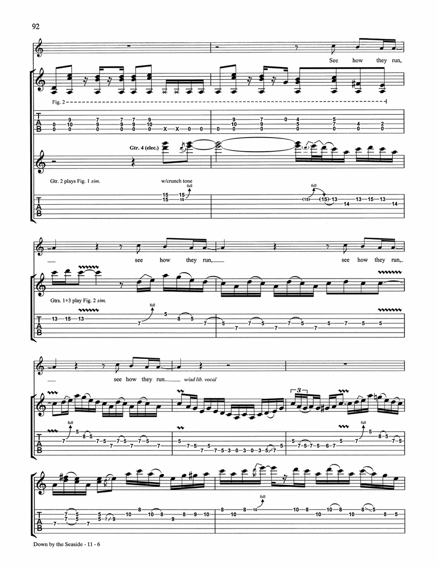 Down By The Seaside Down By The Seaside Acoustic Guitar scores gallery preview page 6