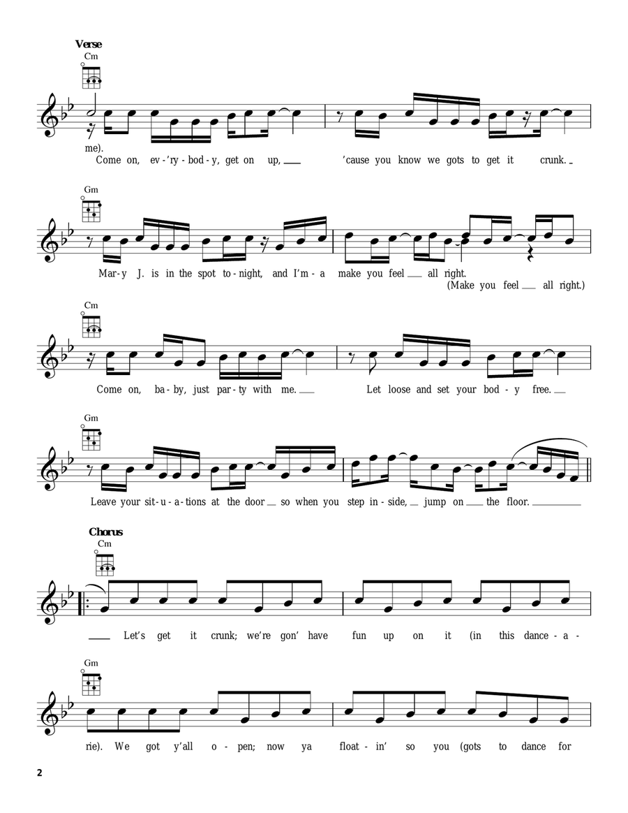 Family Affair Family Affair Ukulele scores gallery preview page 2