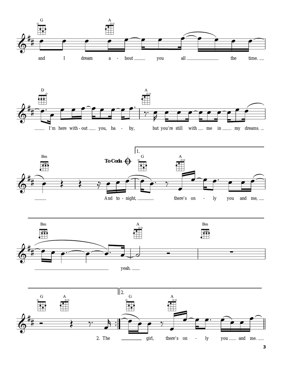 Here Without You Here Without You Ukulele scores gallery preview page 3