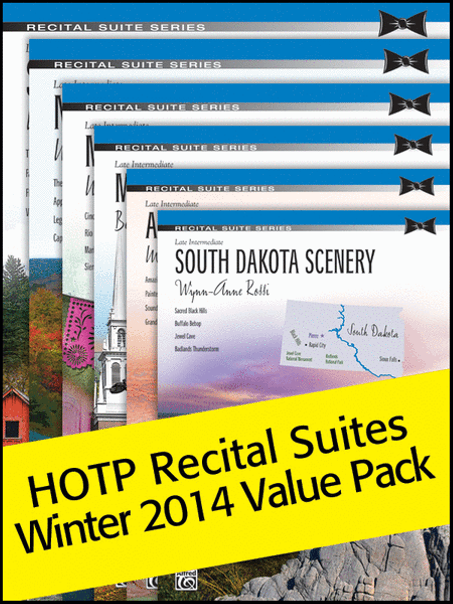 Recital Suites Winter 2014 (Value Pack) Piano Solo scores gallery preview page 1