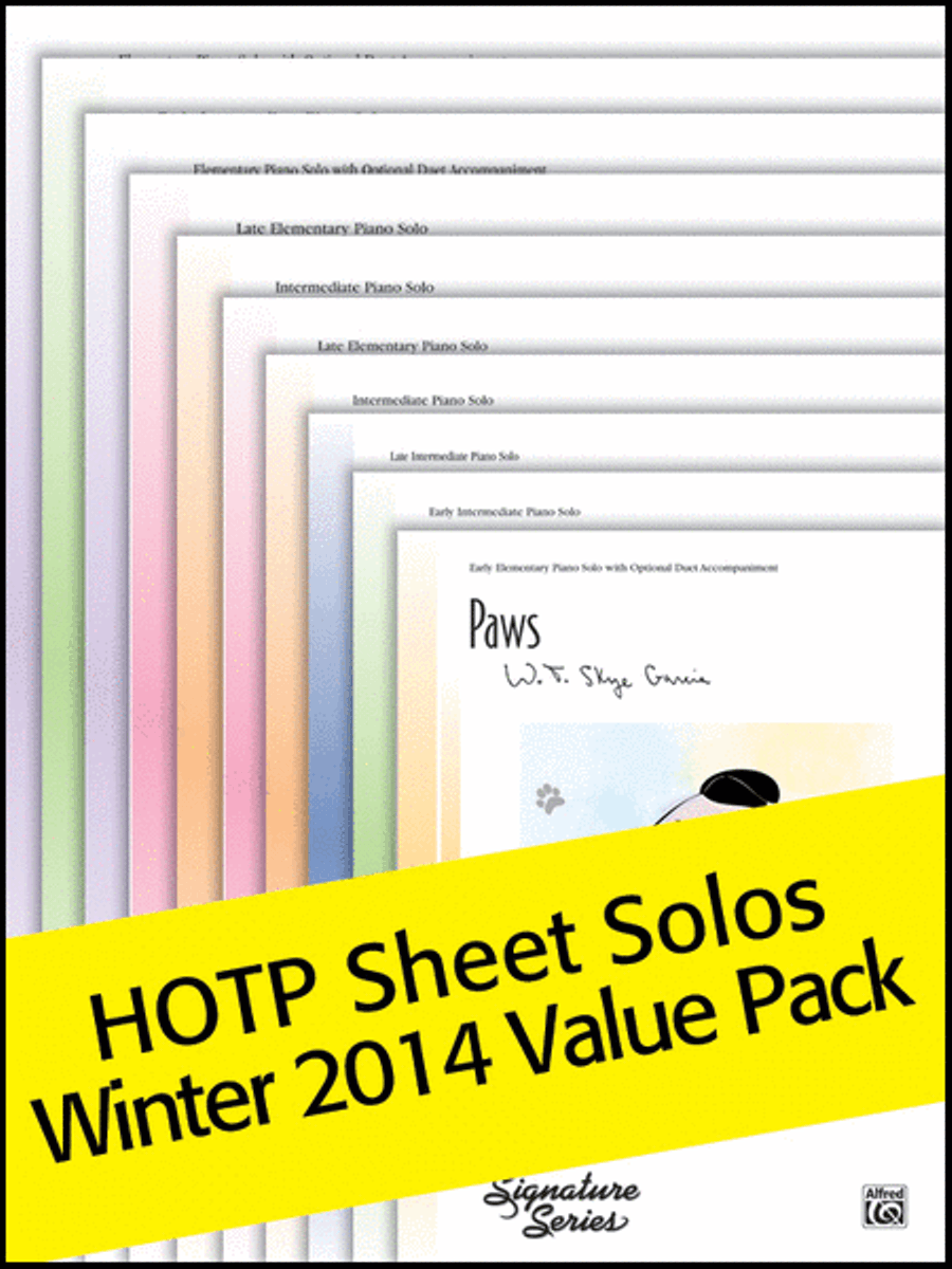 Sheet Solos Winter 2014 (Value Pack) Piano Solo scores gallery preview page 1