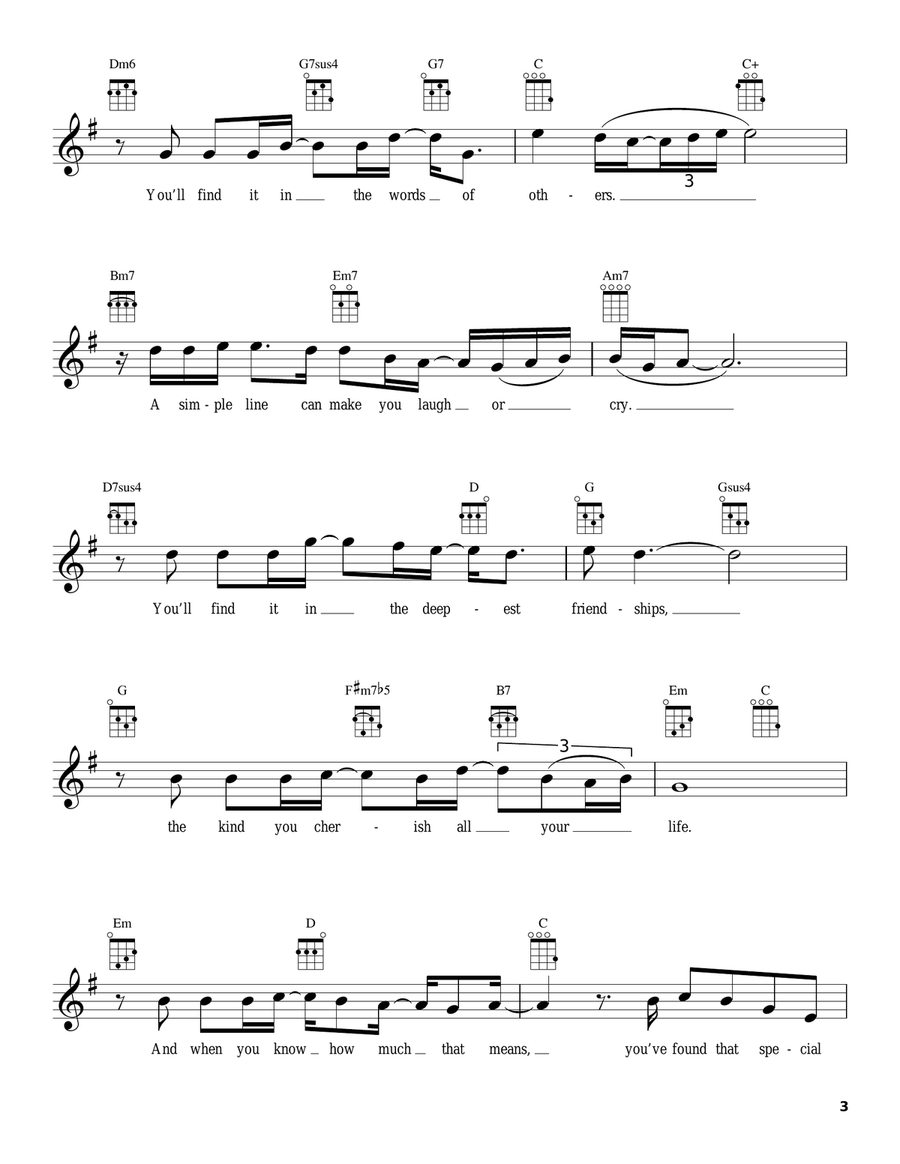 Flying Without Wings Flying Without Wings Ukulele scores gallery preview page 3