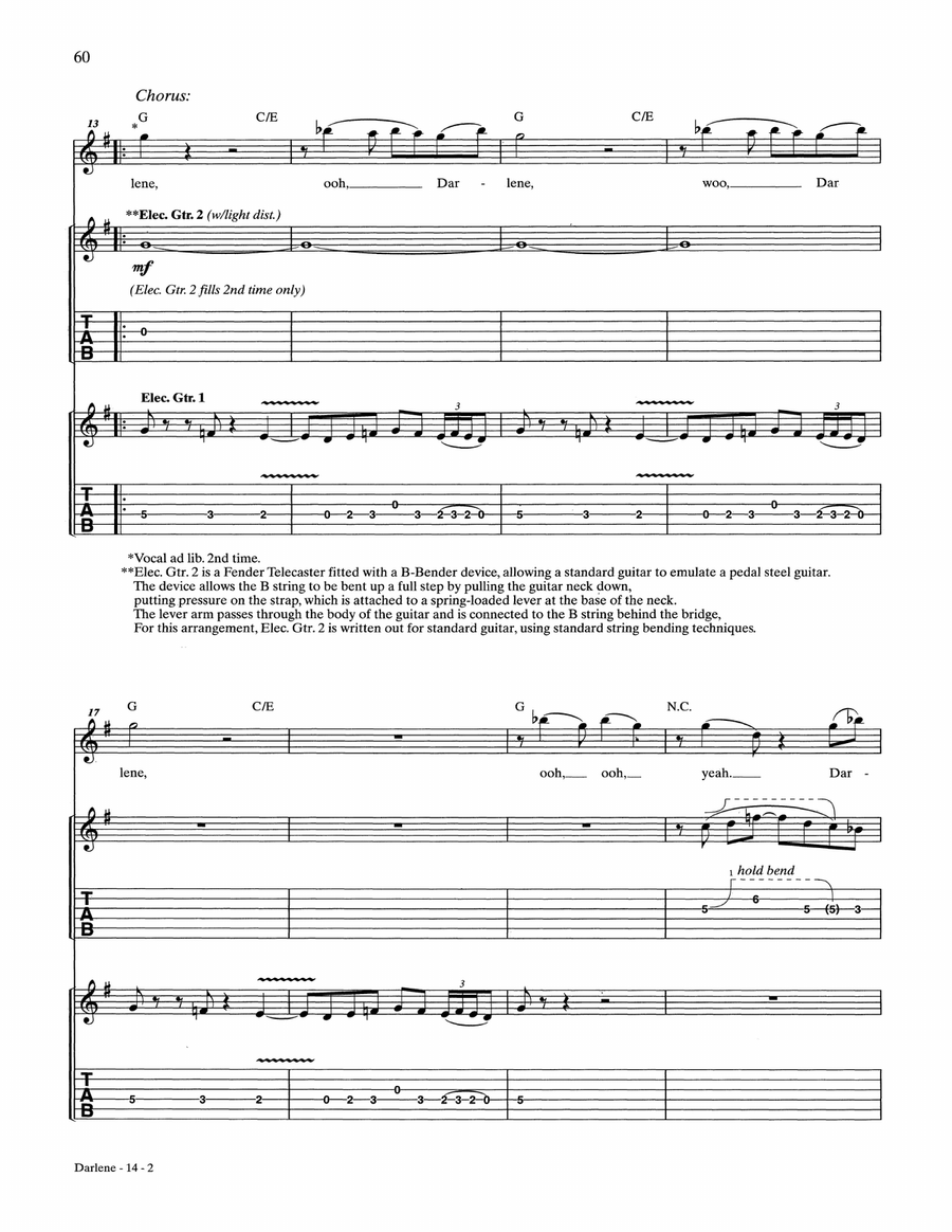 Darlene Darlene Acoustic Guitar scores gallery preview page 2