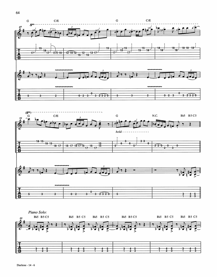 Darlene Darlene Acoustic Guitar scores gallery preview page 6