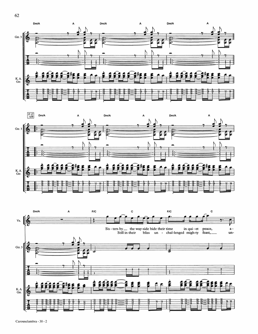 Carouselambra Carouselambra Acoustic Guitar scores gallery preview page 2