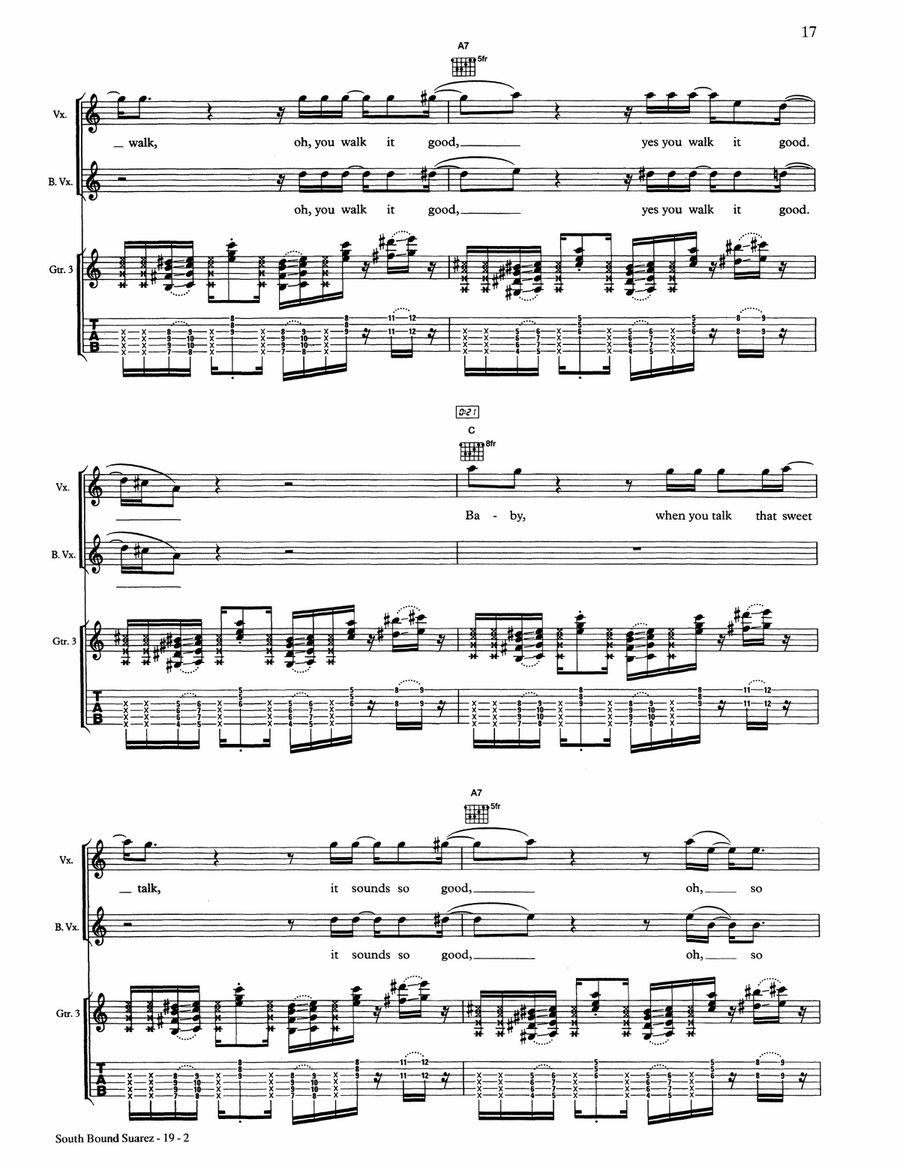 South Bound Saurez South Bound Saurez Acoustic Guitar scores gallery preview page 2