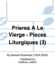 Prieres A La Vierge - Pieces Liturgiques (3)