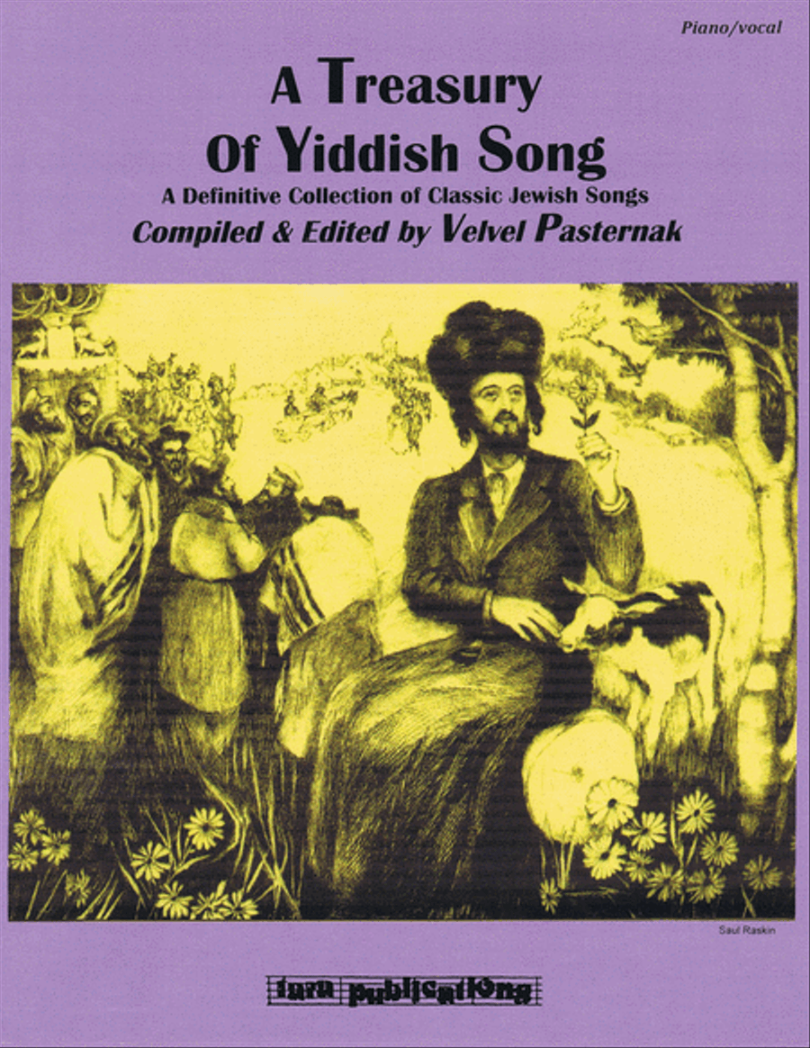 A Treasury of Yiddish Song Collection / Songbook scores gallery preview page 1