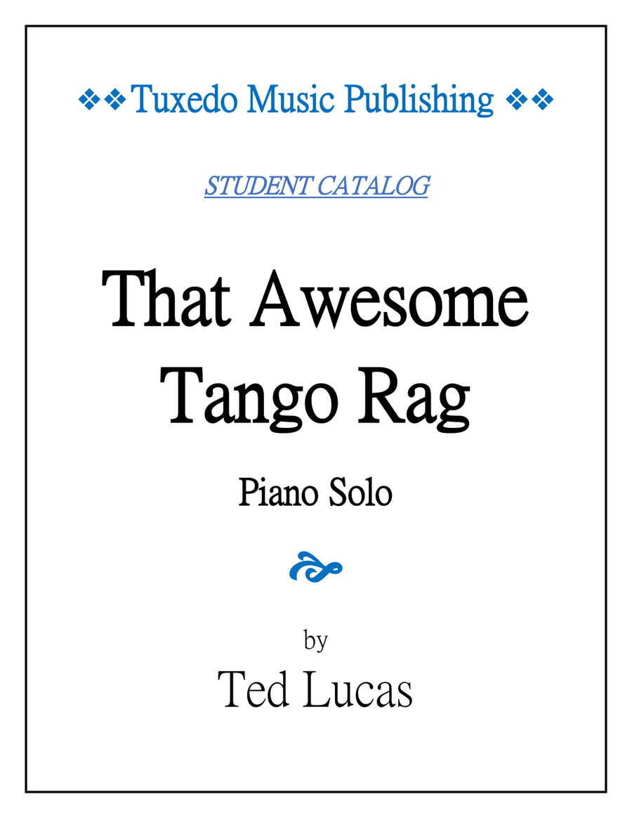That Awesome Tango Rag, Piano Solo Piano Method scores gallery preview page 1