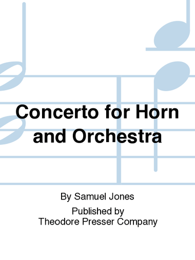Concerto for Horn and Orchestra