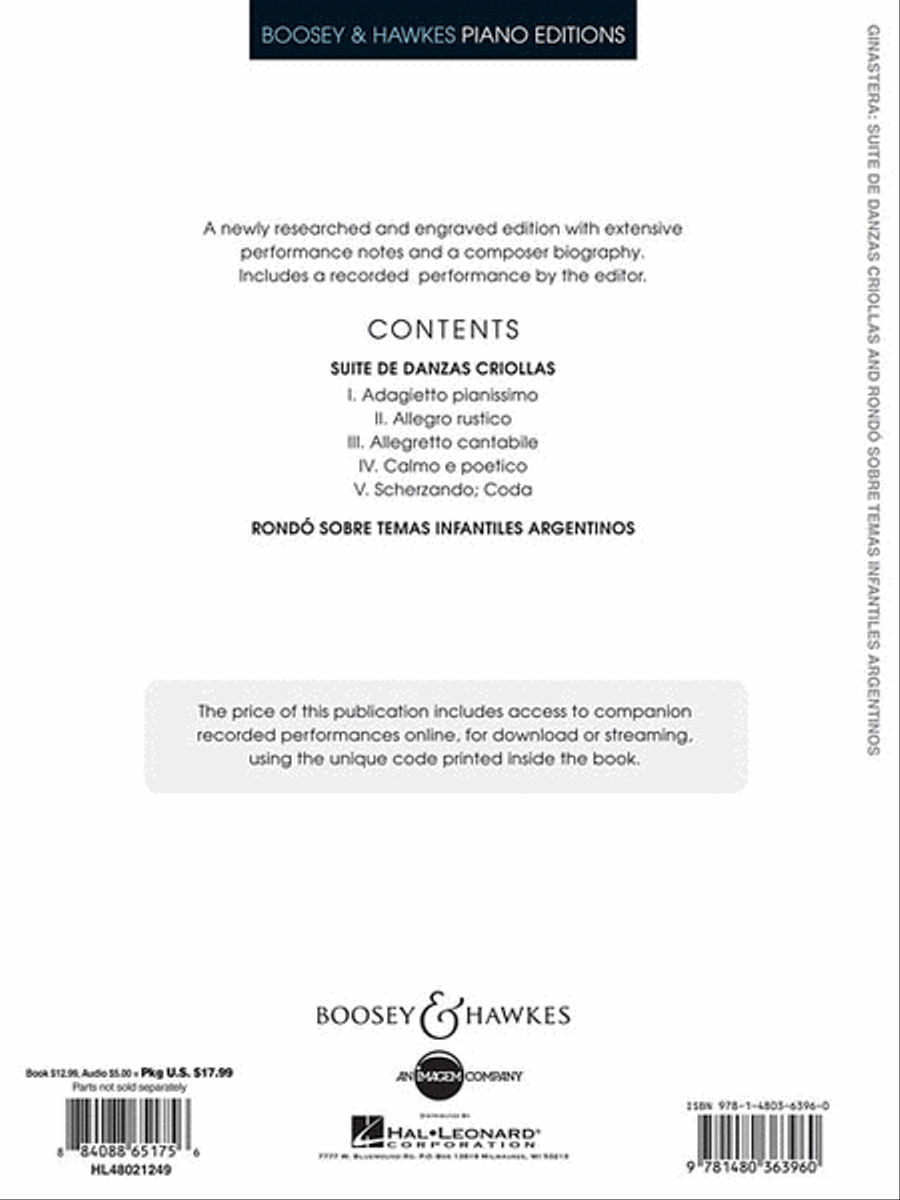 Suite de danzas criollas, Op. 15 and Rondó sobre temas infantiles argentinos Piano Solo scores gallery preview page 2