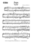 Presto In C Minor, Woo 52