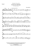 Canon for Strings - Violin II