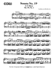 Sonata No. 19 In G Minor, Op. 49, No. 1