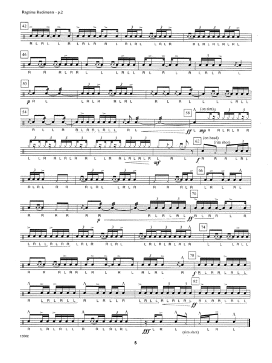 Winning Snare Drum Solos Percussion scores gallery preview page 5