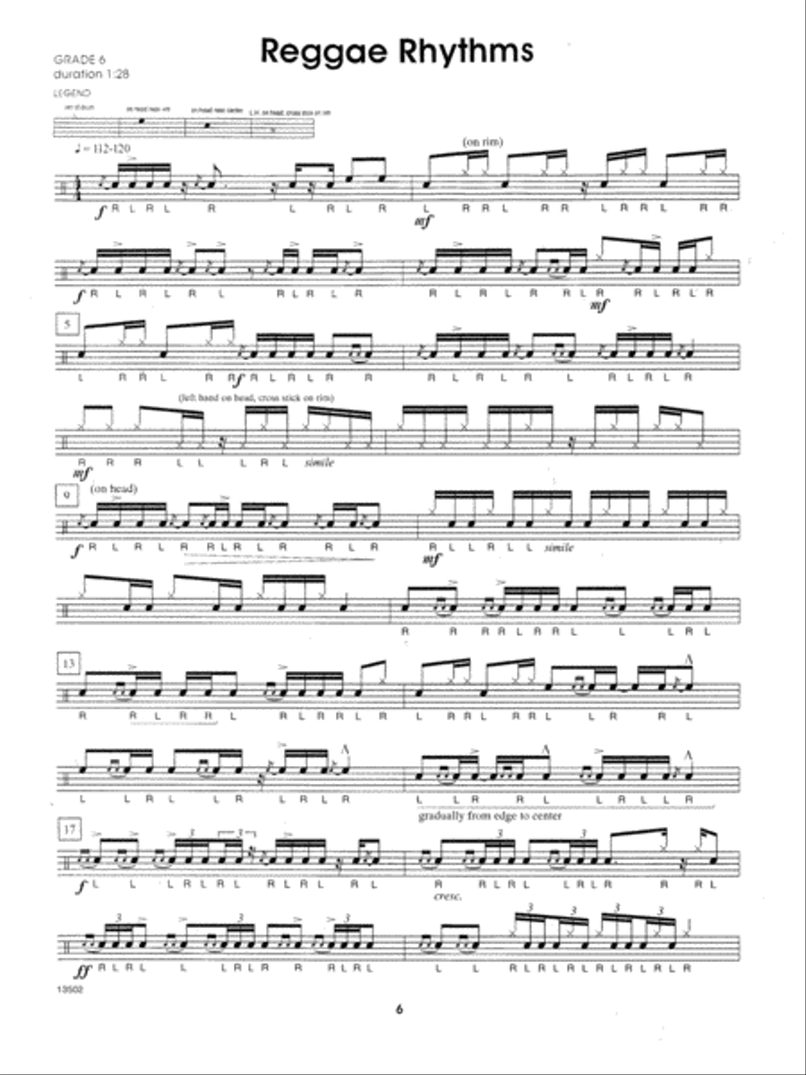 Winning Snare Drum Solos Percussion scores gallery preview page 6