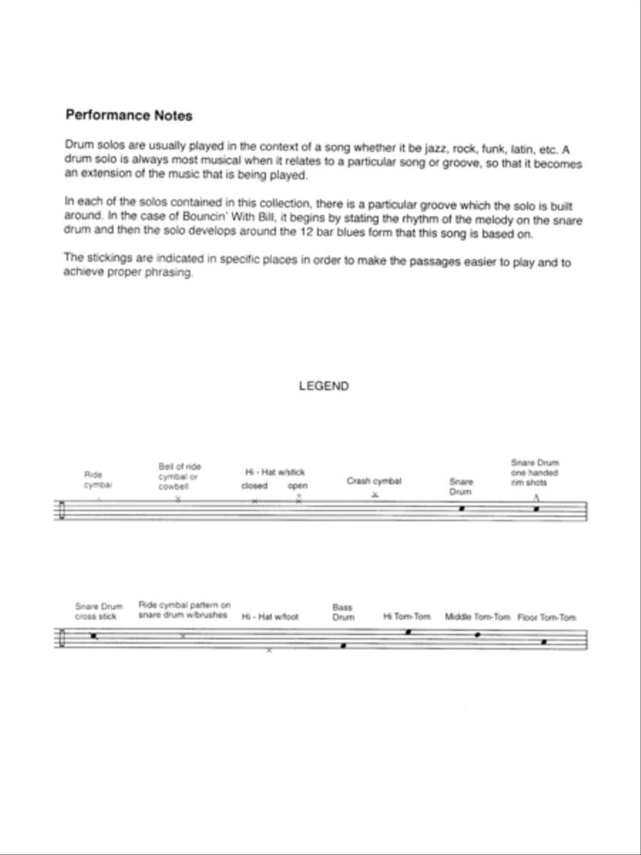 Jazz Solos For Drum Set, Volume 2 Drum Set scores gallery preview page 3