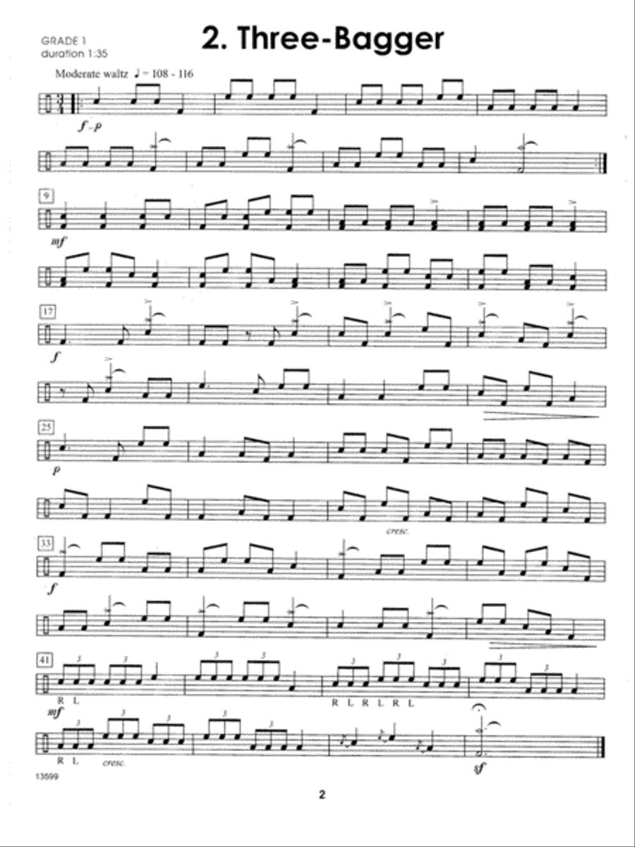 More Contest Solos For The Young Drum Set Player Drum Set scores gallery preview page 4