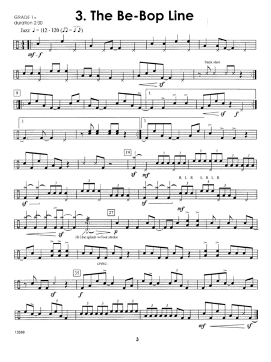 More Contest Solos For The Young Drum Set Player Drum Set scores gallery preview page 5