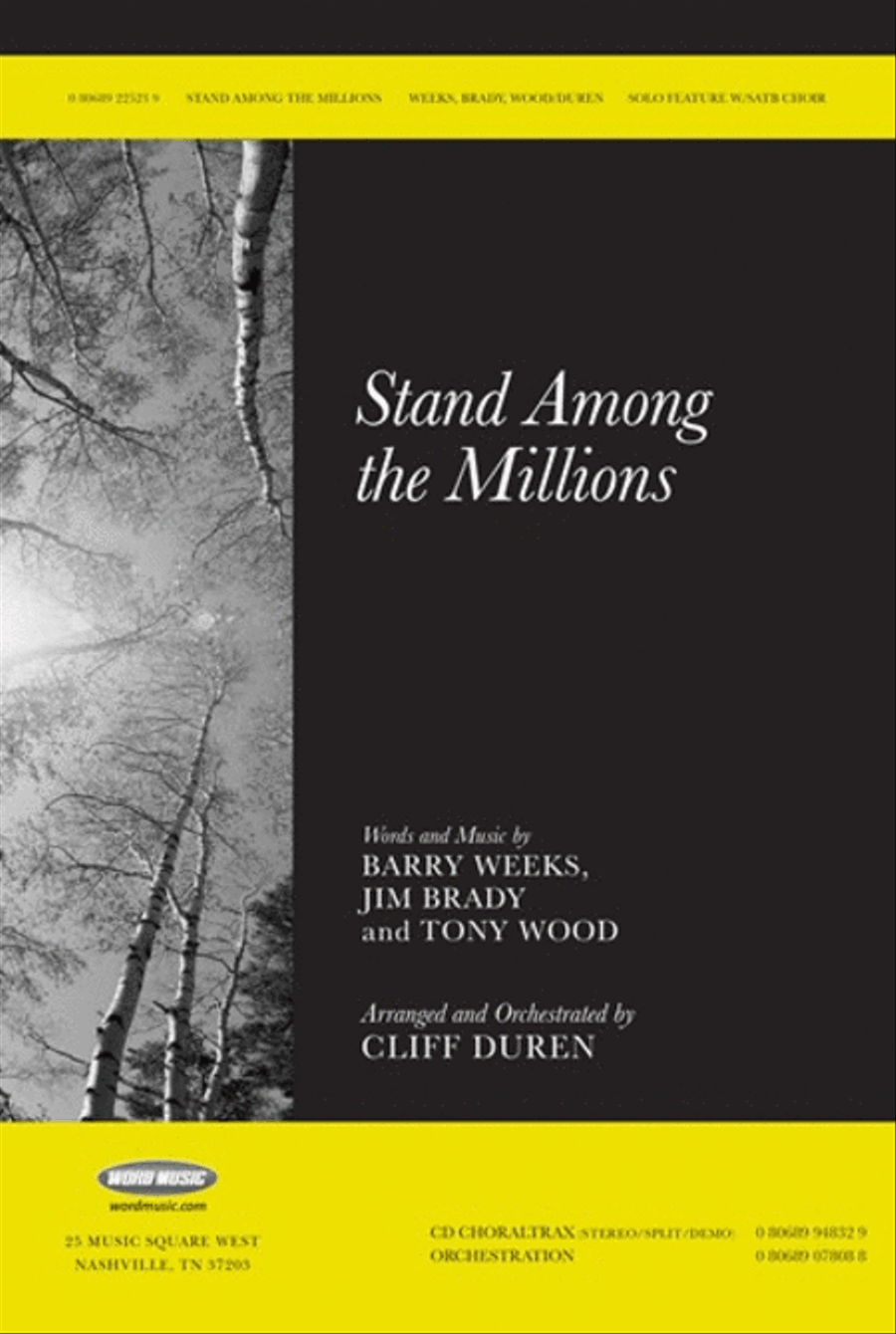 Stand Among The Millions - Anthem Choir scores gallery preview page 1