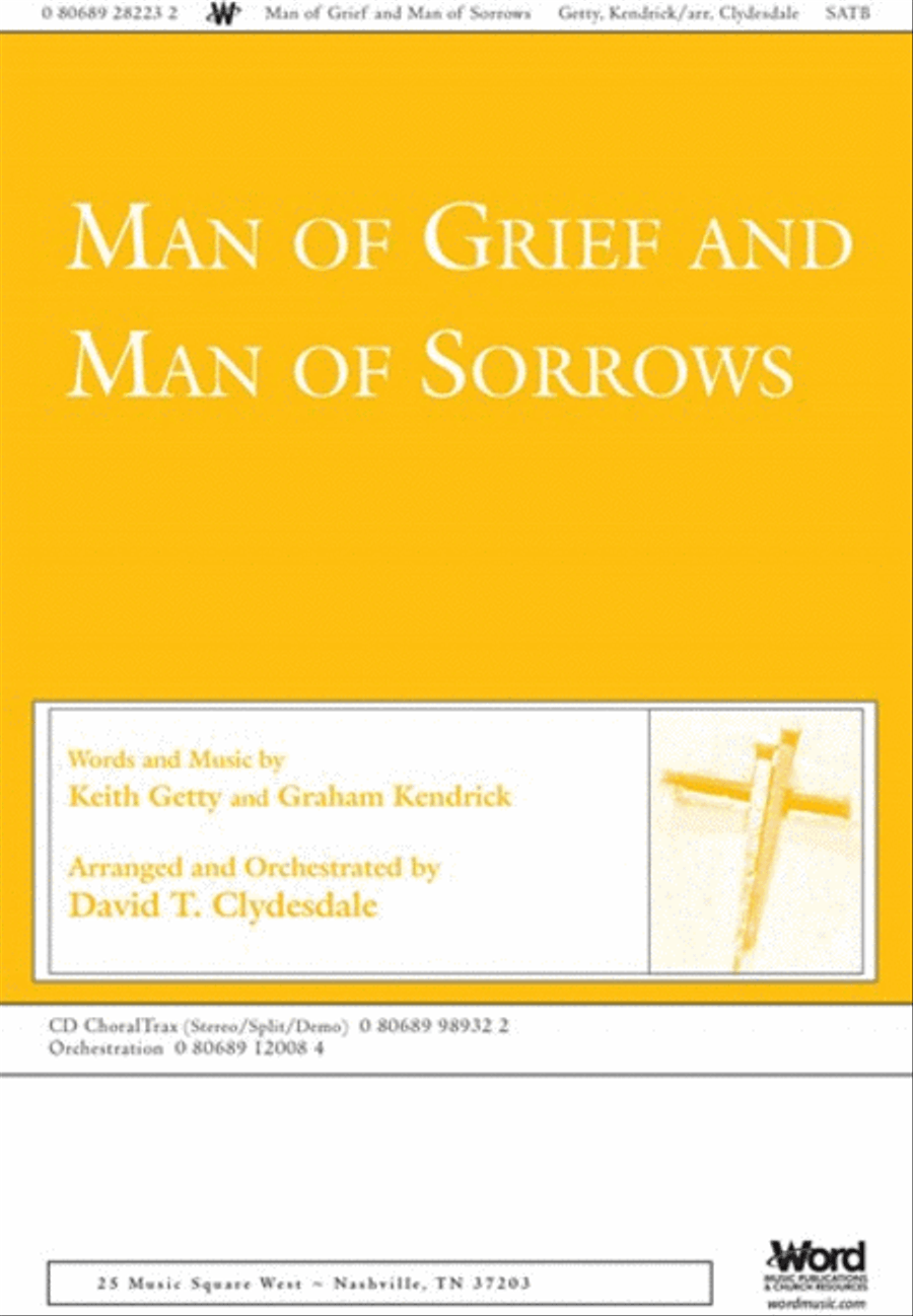 Man Of Grief And Man Of Sorrows - Anthem Choir scores gallery preview page 1