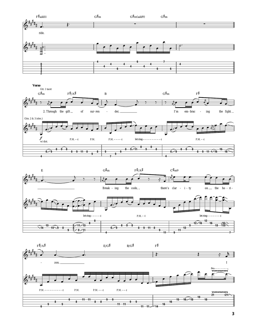 Along For The Ride Along For The Ride Acoustic Guitar scores gallery preview page 3