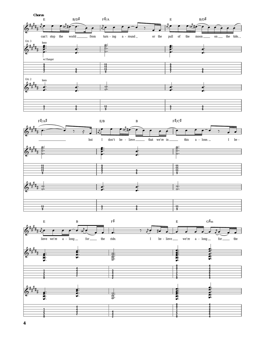 Along For The Ride Along For The Ride Acoustic Guitar scores gallery preview page 4