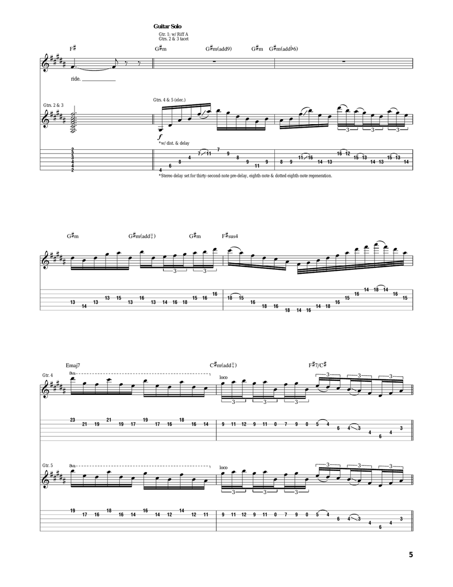 Along For The Ride Along For The Ride Acoustic Guitar scores gallery preview page 5