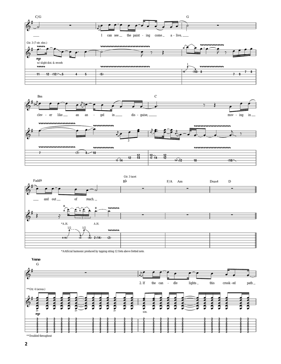 The Bigger Picture The Bigger Picture Acoustic Guitar scores gallery preview page 2