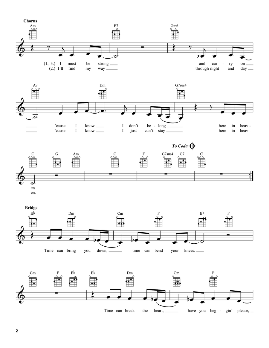 Tears In Heaven Tears In Heaven Ukulele scores gallery preview page 2