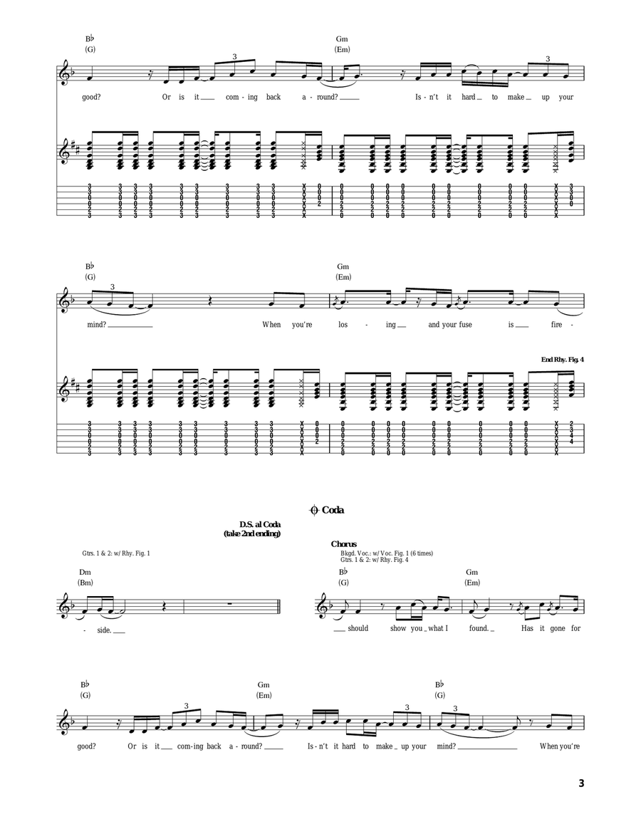 Fireside Fireside Acoustic Guitar scores gallery preview page 3
