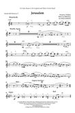 Jerusalem (in key of F) - F Horn 2,4
