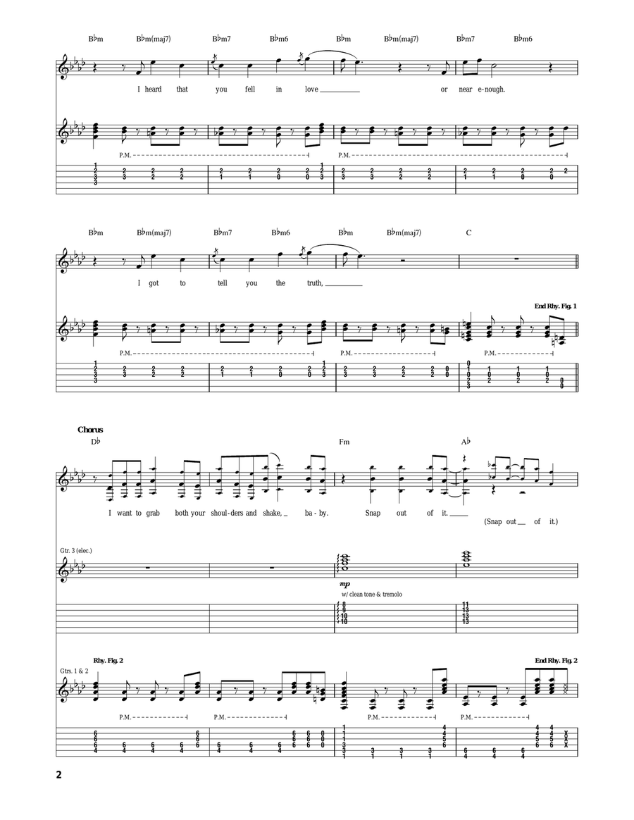 Snap Out Of It Snap Out Of It Acoustic Guitar scores gallery preview page 2
