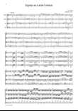 Gluck Ifigenia en Aulide Overture, for string quartet, CG303